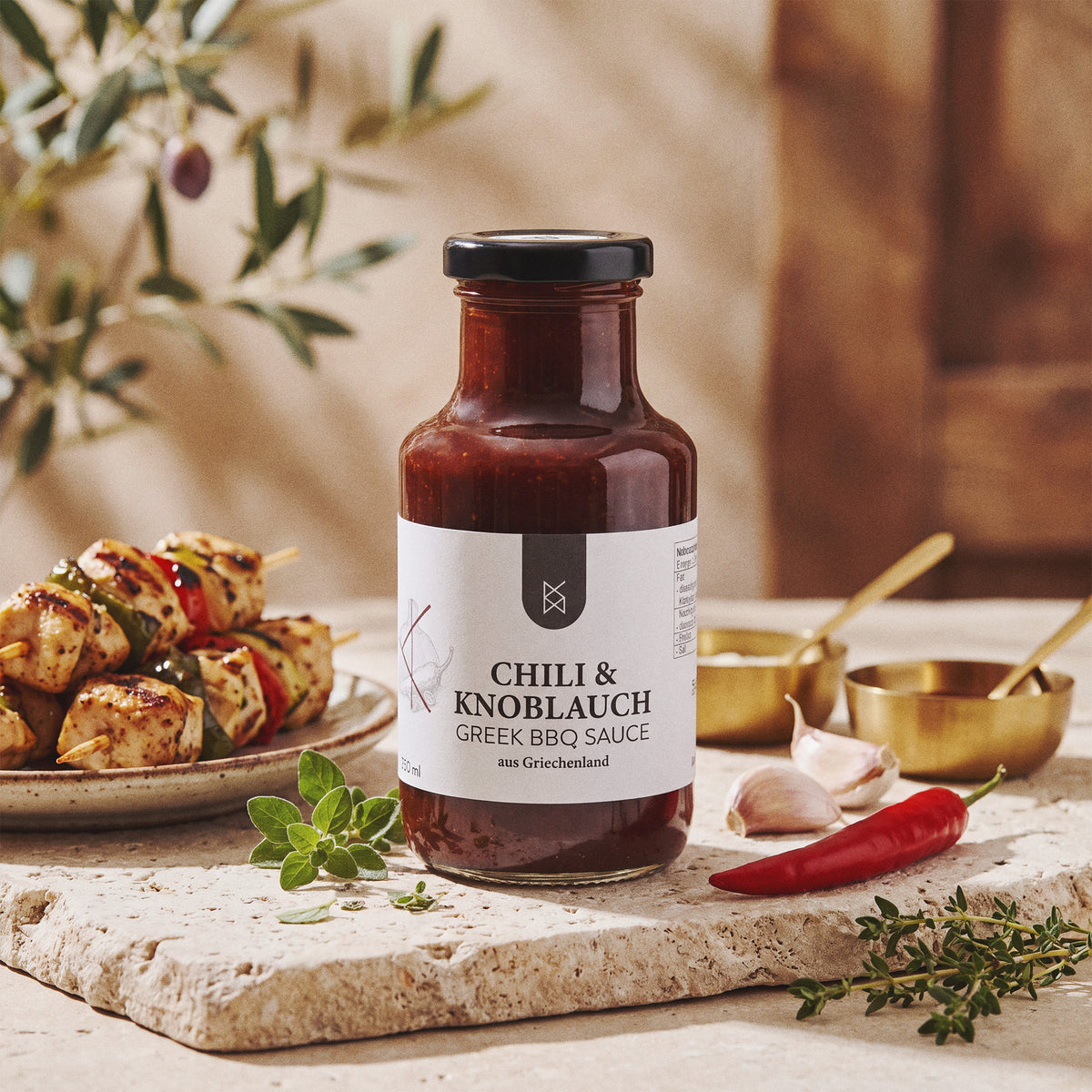 Greek BBQ Sauce - Chili &amp; Knoblauch